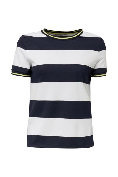 Stripe Tee - C400/NAVY