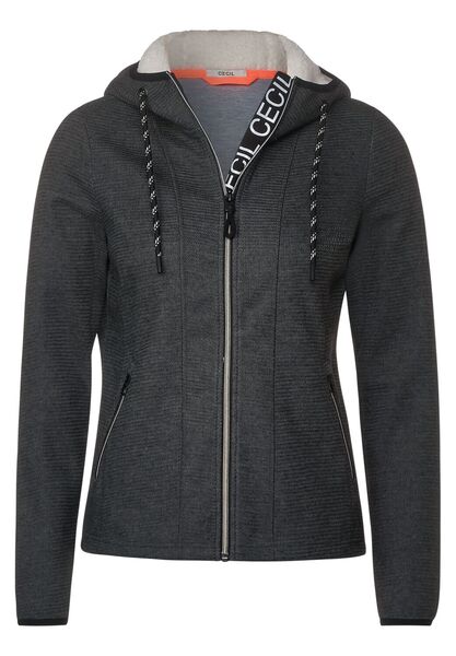 TOS Knit Bonded Sweatjacket - 10602/graphite grey