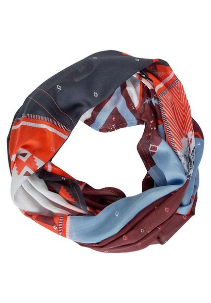 TOS Foil Print Loop - 32540/red mahogany