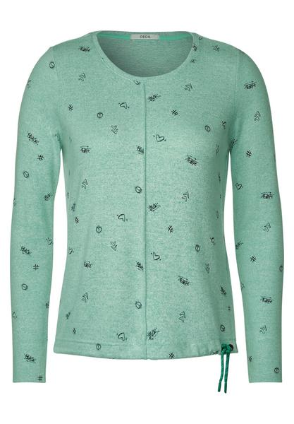 TOS Cosy Minimal  T-shirt - 22174/clover green mel