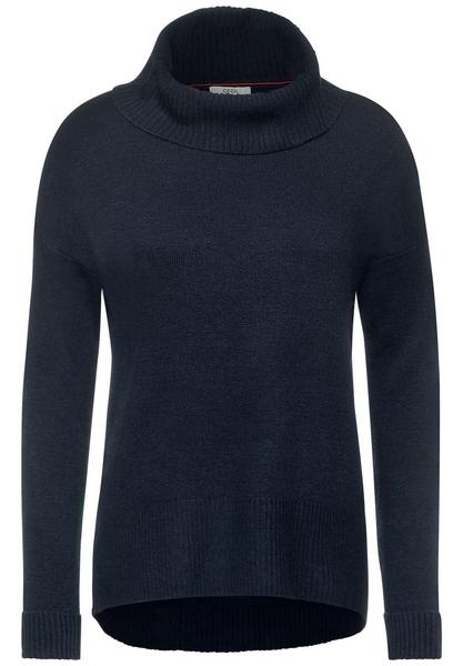 BF_Big Collar Pullover flex kn - 10128/deep blue