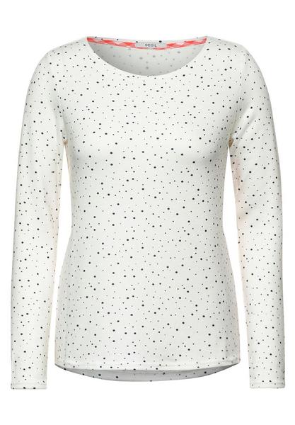 EOS_Cosy Dot Shirt - 20125/pure off white