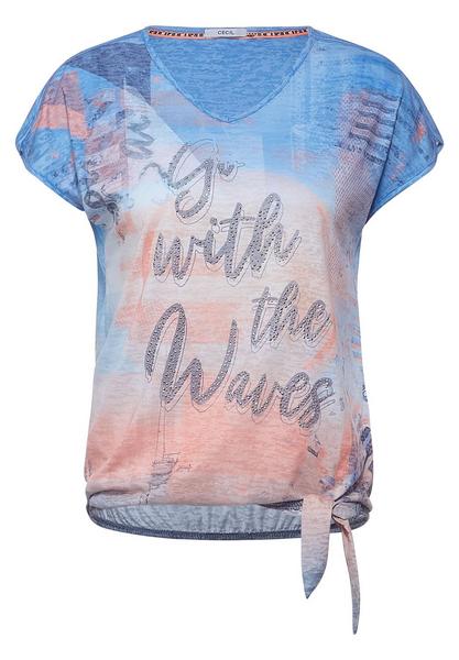 TOS Burnout Front Deco Shape - 32865/provence blue