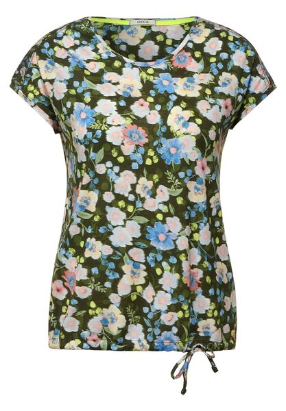 TOS Flower Smock Shape - 33036/utility olive