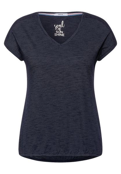 NOS Striped Smock Shape - 20128/deep blue