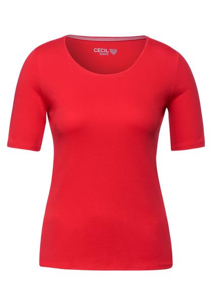T-Shirt in Unifarbe