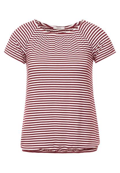 TOS Carmen Stripe Shirt - 23160/copper brown