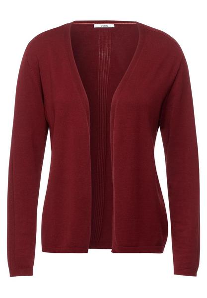 Offene Strickjacke