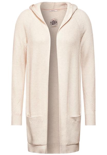 TOS Long Structured Cardigan - 13223/birch white m