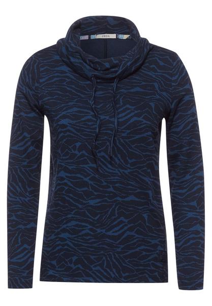 TOS Jacquard Shirt - 20128/deep blue