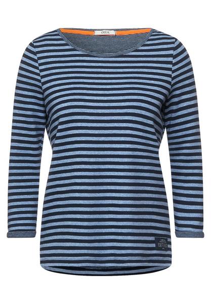 Doubleface Streifen Shirt