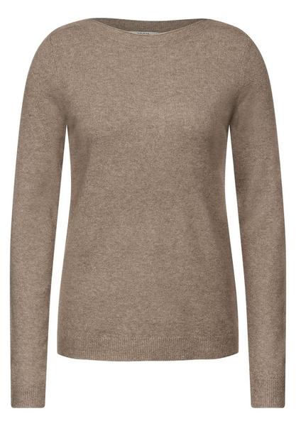 NOS Cosy Pullover - 13339/cappuccino beige melange