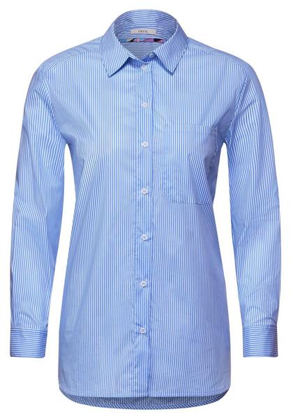 Lange Nadelstreifen Bluse