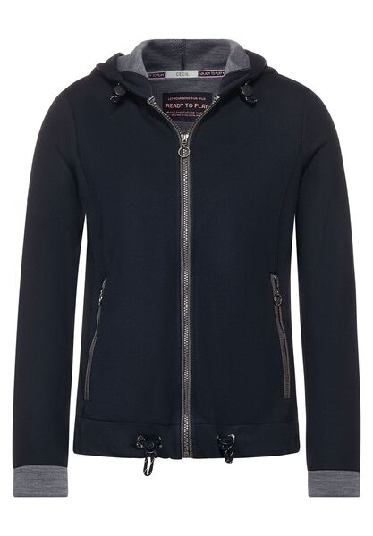 TOS Doubleface Sweatjacket - 10128/deep blue