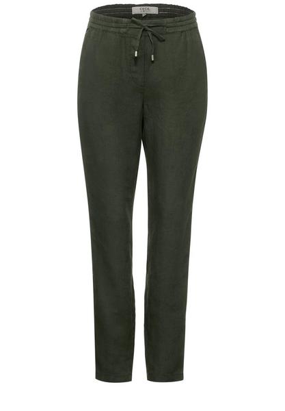 LINEN_Style Chelsea w. stitchi - 13439/deep khaki