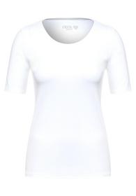 Basic T-Shirt mit Rundhals in Unifarbe