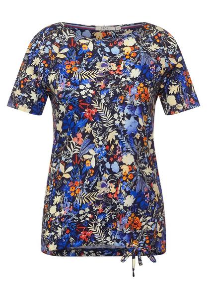 AOP Flower T-Shirt - 30128/deep blue