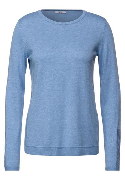 NOS Basic Pullover - 13996/tranquil blue melange