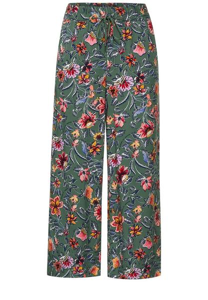 Style TOS Wideleg mid flower A - 33823/desert oliv