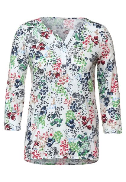 TOS AOP Tunic - 33474/vanilla white