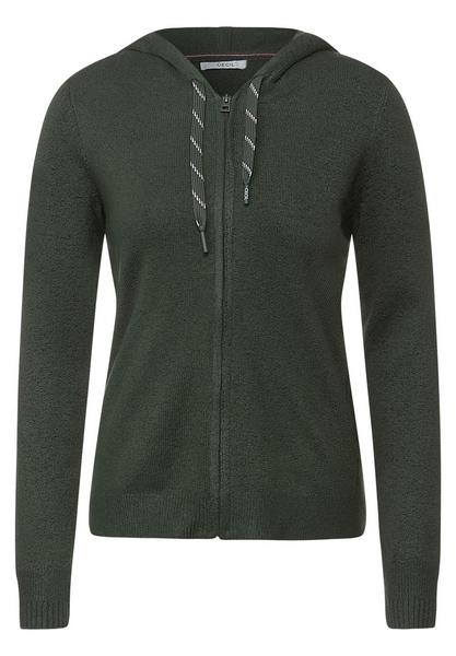 NOS Cosy Zip Cardigan - 14284/pine green melange