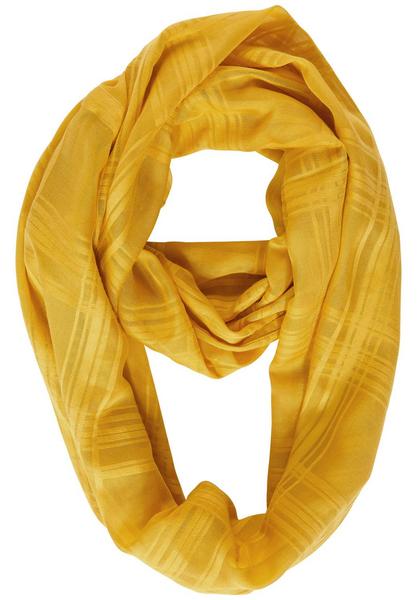 Solid Woven Check Loop - 14166/curry yellow