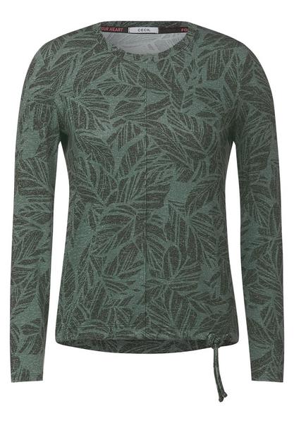 TOS Cosy Two Color AOP - 24284/pine green melange