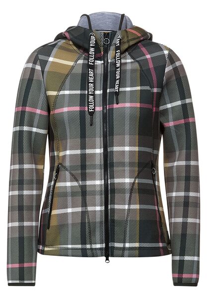 TOS Printed Scuba Doubleface J - 33273/deep pine g