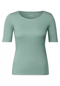 T-Shirt in Unifarbe