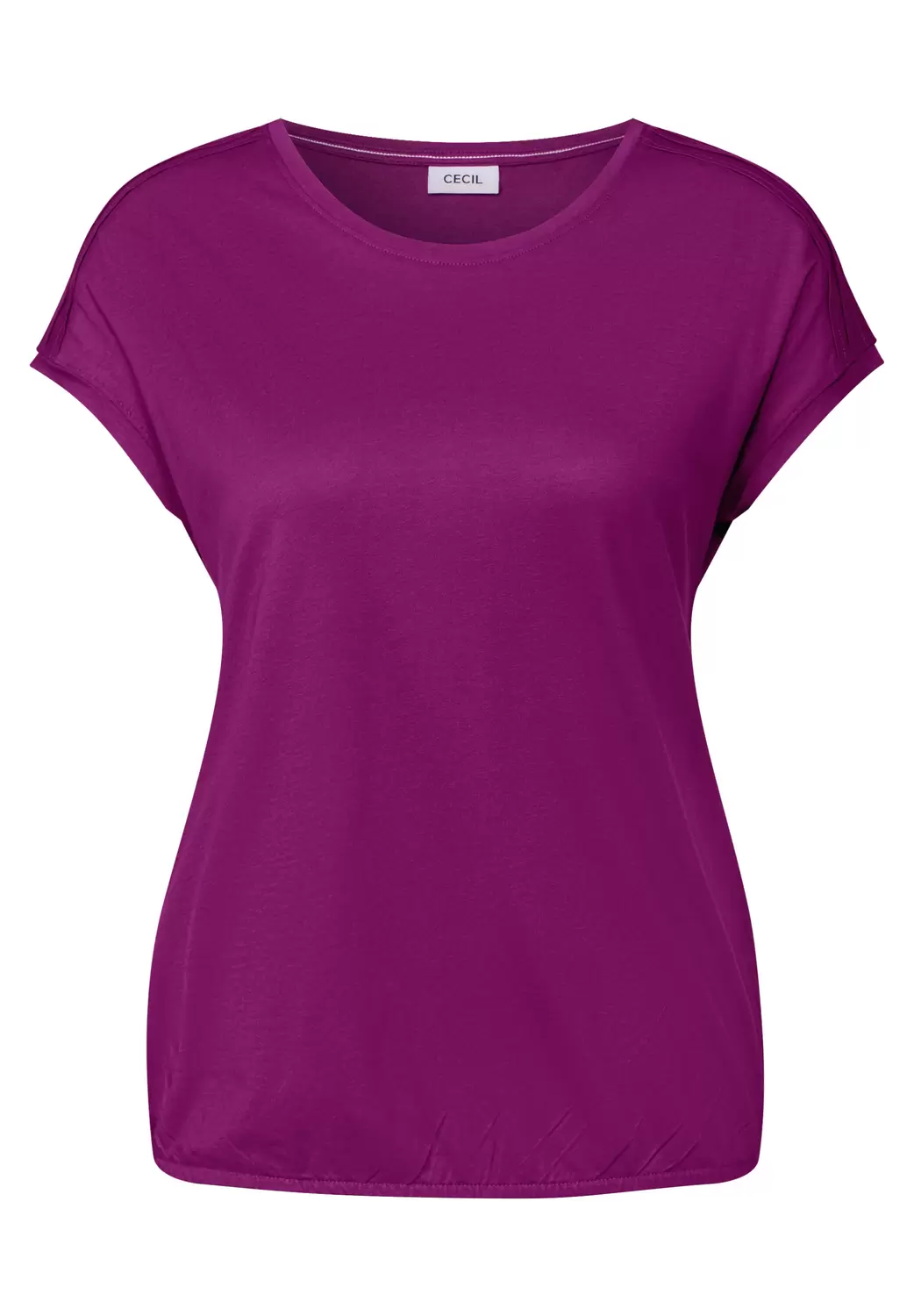 Shirt in Unifarbe