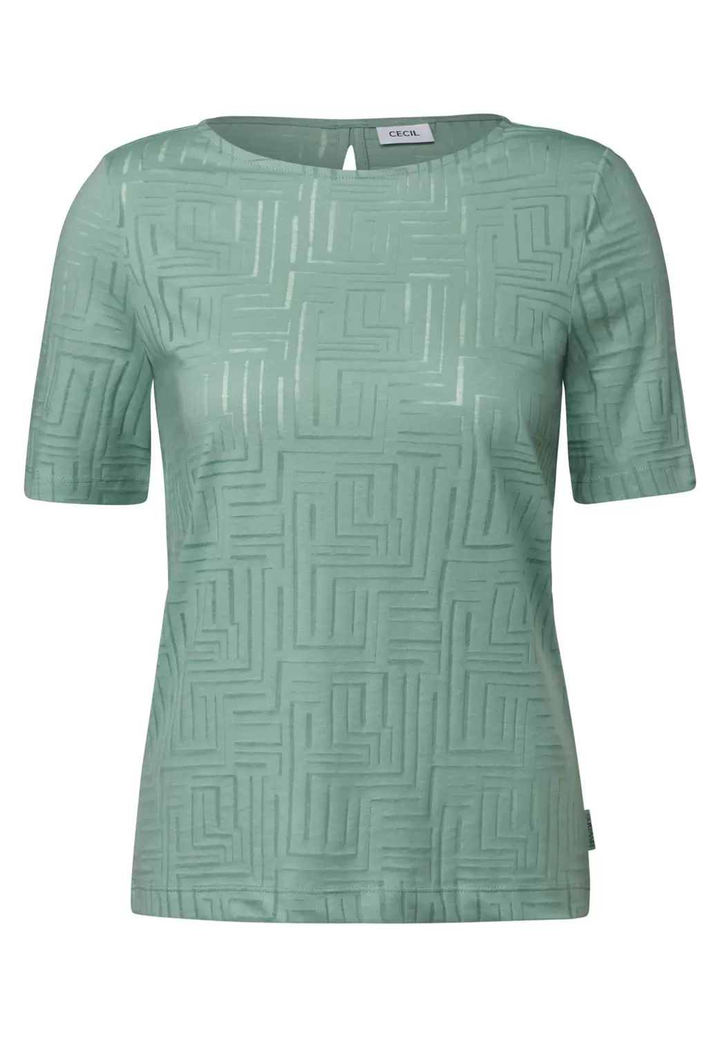 T-Shirt in Ausbrenner-Optik