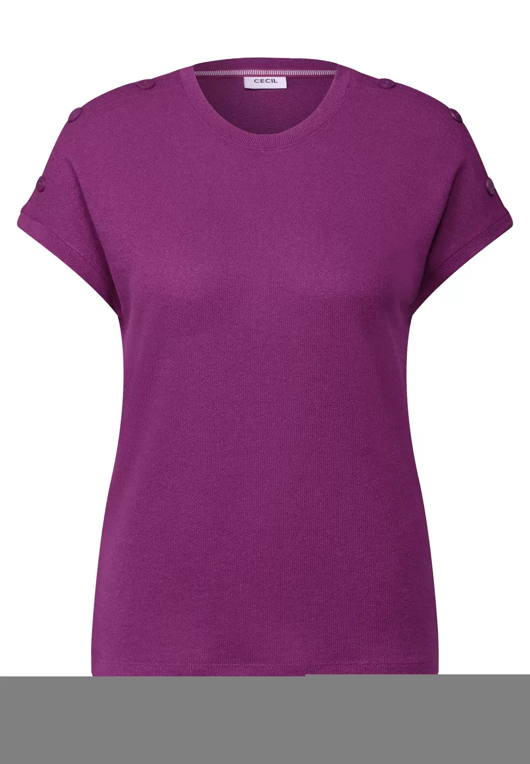 Strukturshirt mit Knöpfen