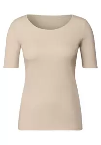 T-Shirt in Unifarbe