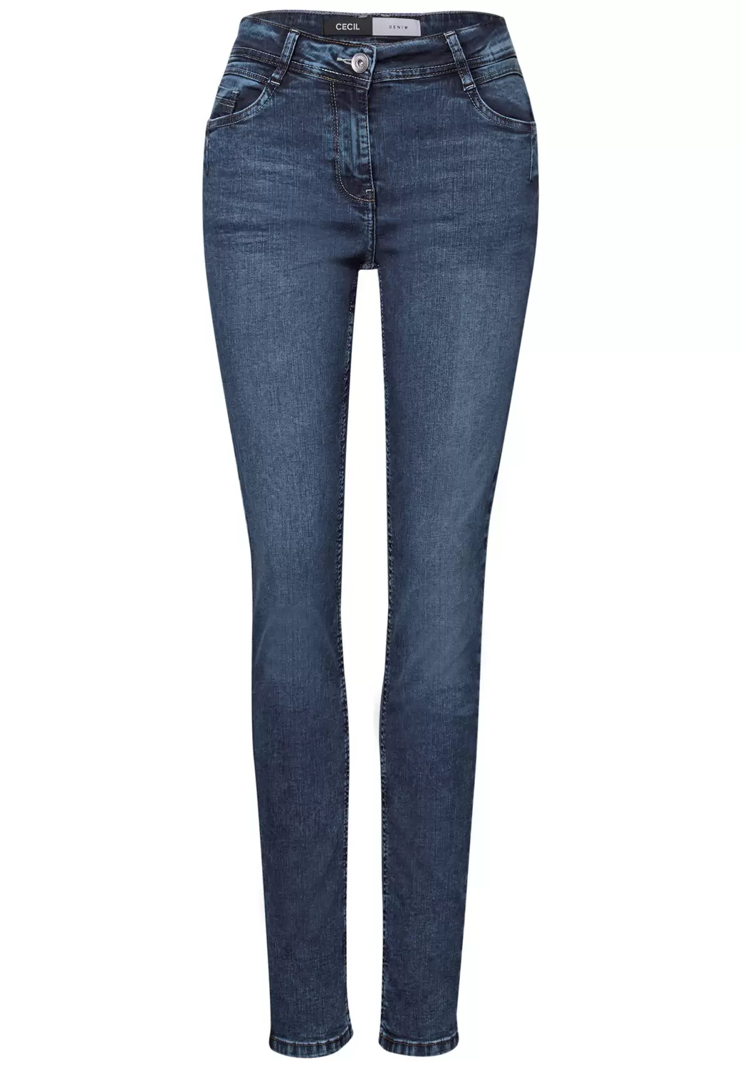 Style NOS Scarlett Mid Blue - 10281/mid blue wash