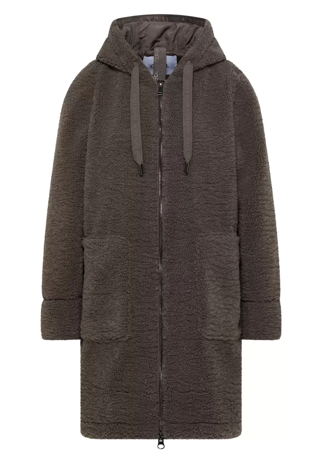 Teddy Mantel mit Kapuze