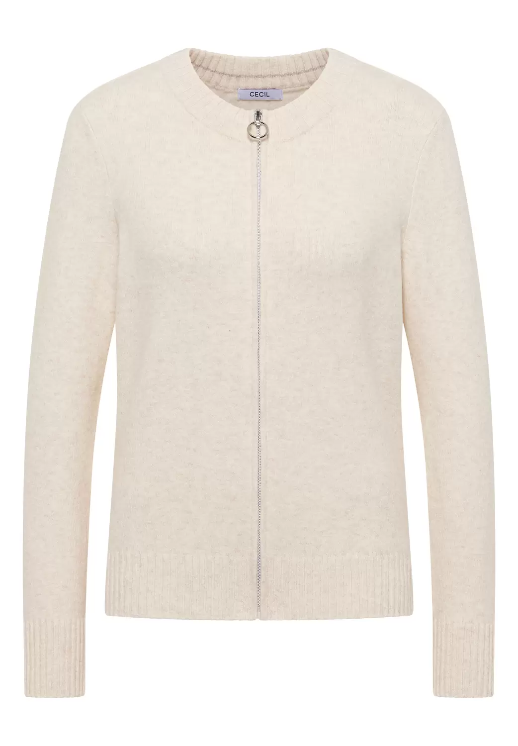 NOS_Cosy Zipper cardigan