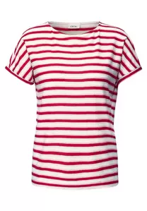 Gestreiftes Strukturshirt