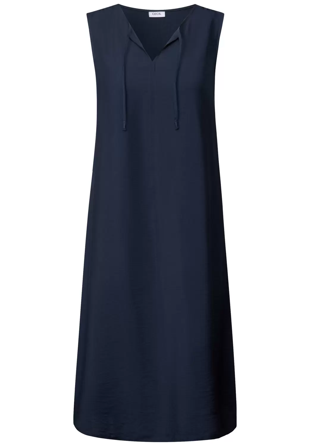 Kleid in Unifarbe