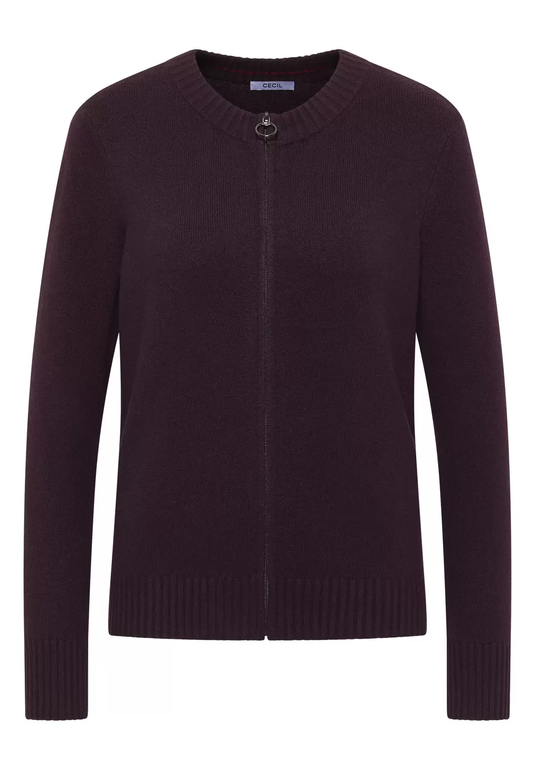 NOS_Cosy Zipper cardigan