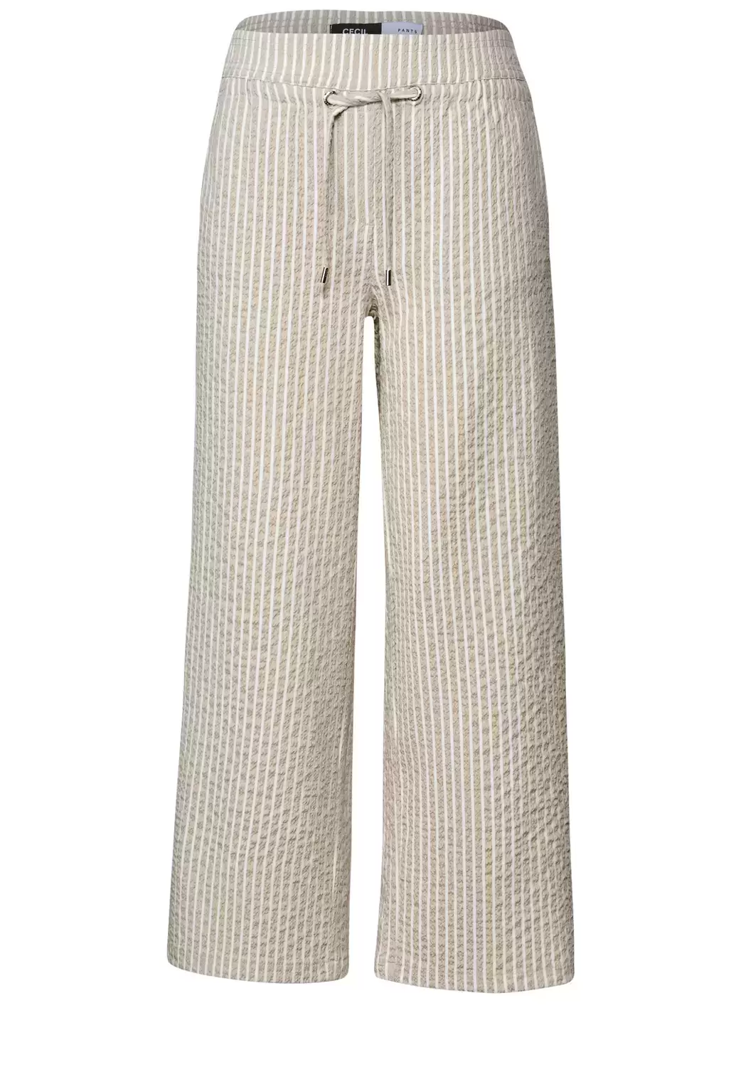 Gestreifte Seersucker Hose