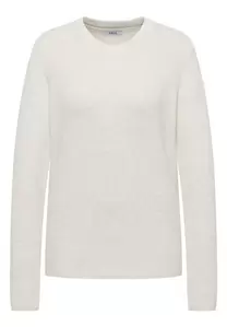 NOS_Cosy rib-mix sweater - 16969/eggshell melange