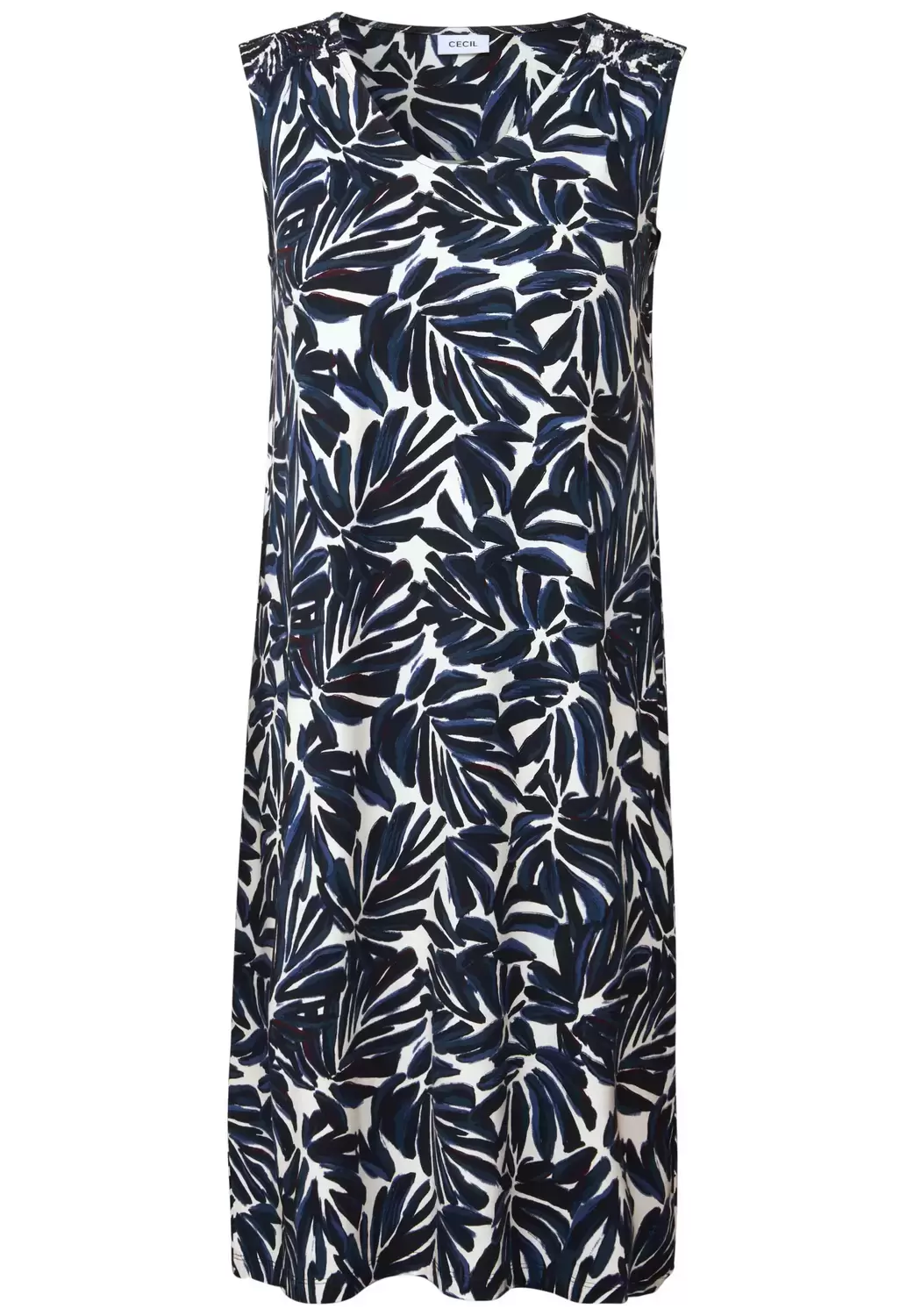 Gemustertes Jersey-Kleid