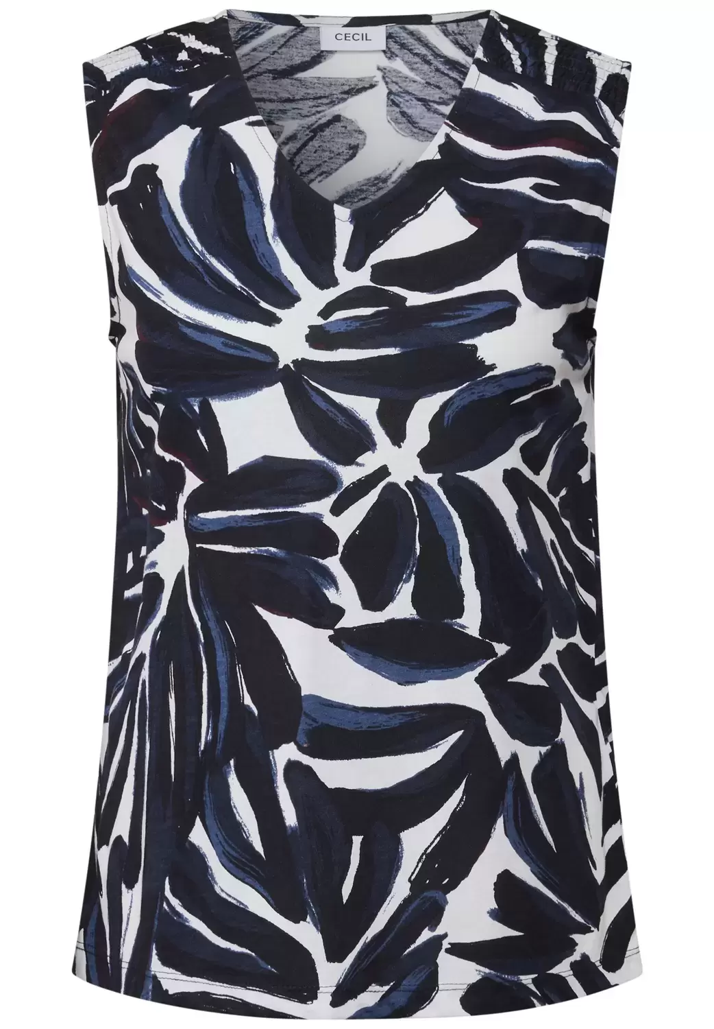 Big AOP Smock Top