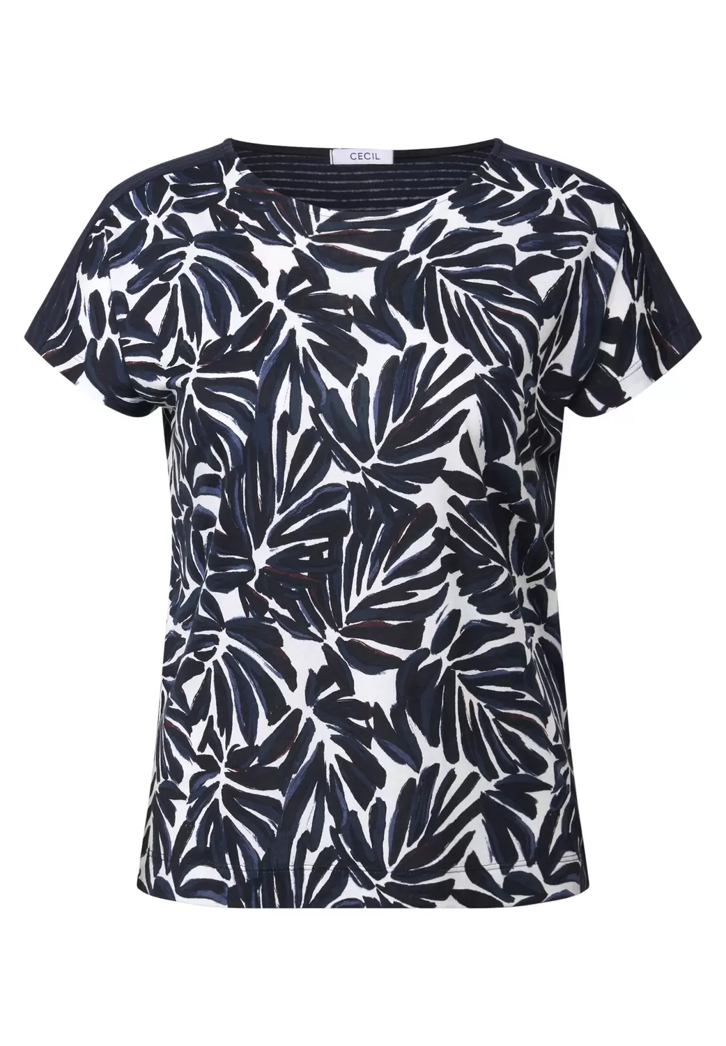 Print Shirt mit Details