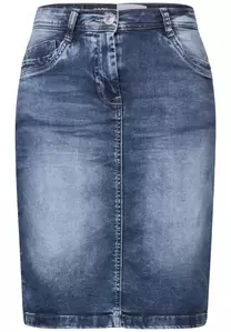 Style Denim Skirt Mid Blue