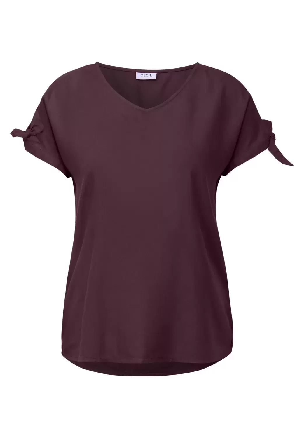 Blusenshirt in Unifarbe