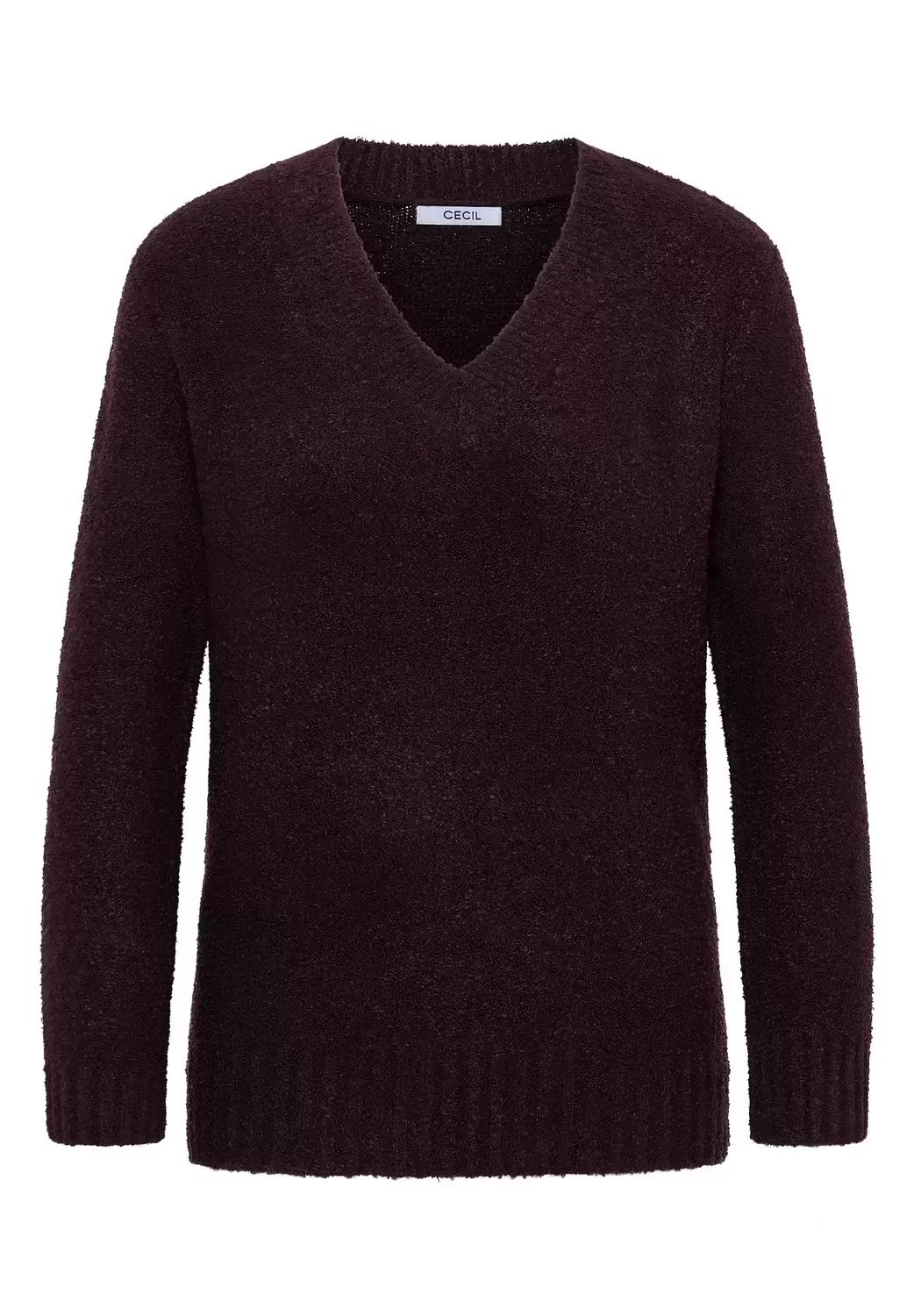 Bouclé V-Neck Pullover