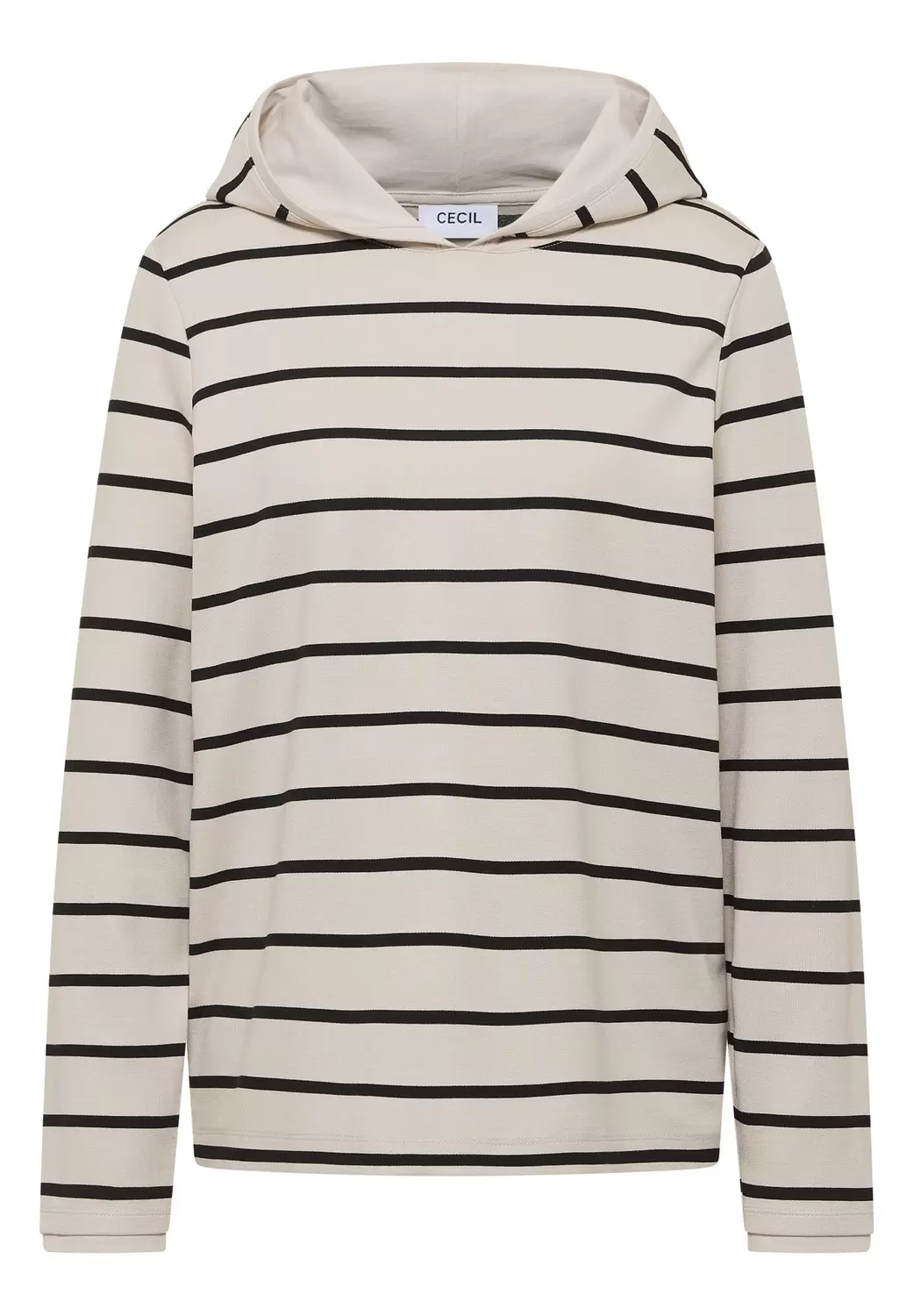 Gestreiftes Kapuzenshirt
