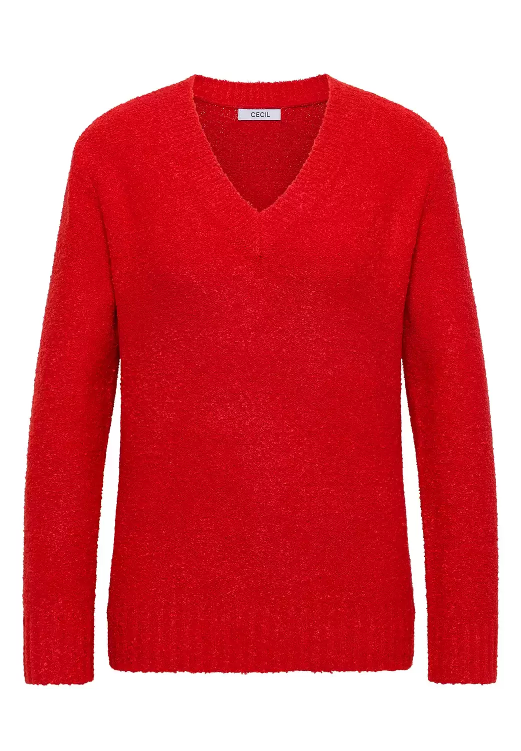 Bouclé V-Neck Pullover