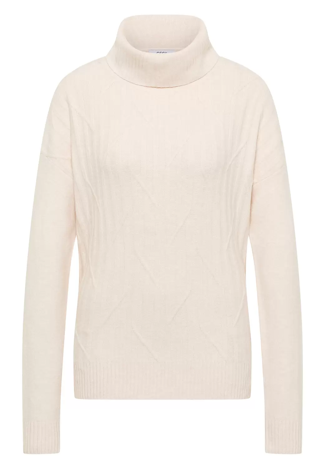 Struktur Rollkragenpullover